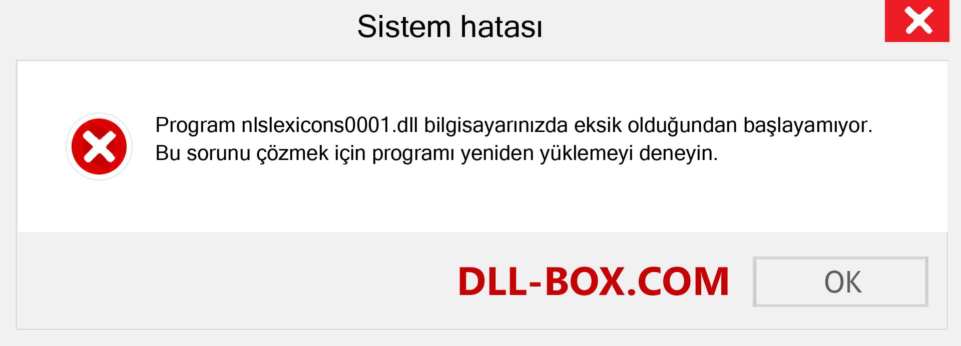 nlslexicons0001.dll dosyası eksik mi? Windows 7, 8, 10 için İndirin - Windows'ta nlslexicons0001 dll Eksik Hatasını Düzeltin, fotoğraflar, resimler